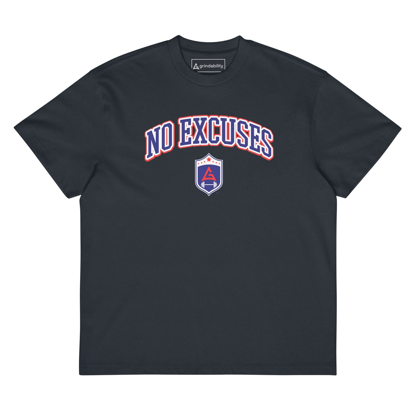 No Excuses Relaxed Fit Heavyweight Tee