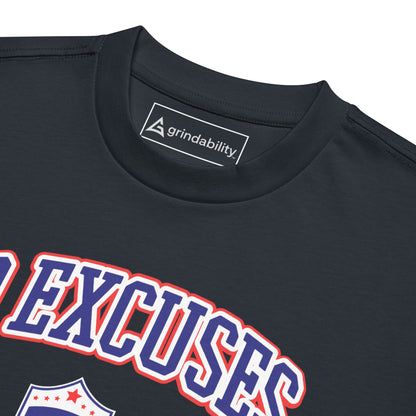 No Excuses Relaxed Fit Heavyweight Tee