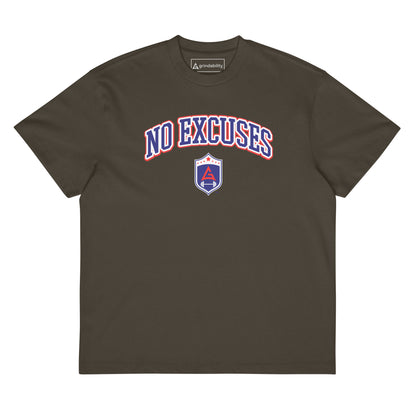 No Excuses Relaxed Fit Heavyweight Tee