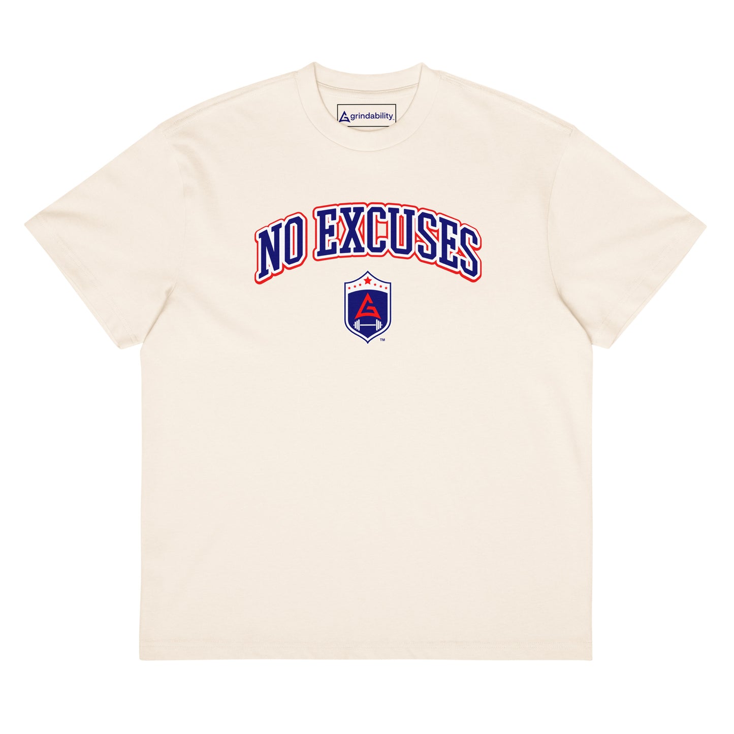 No Excuses Relaxed Fit Heavyweight Tee