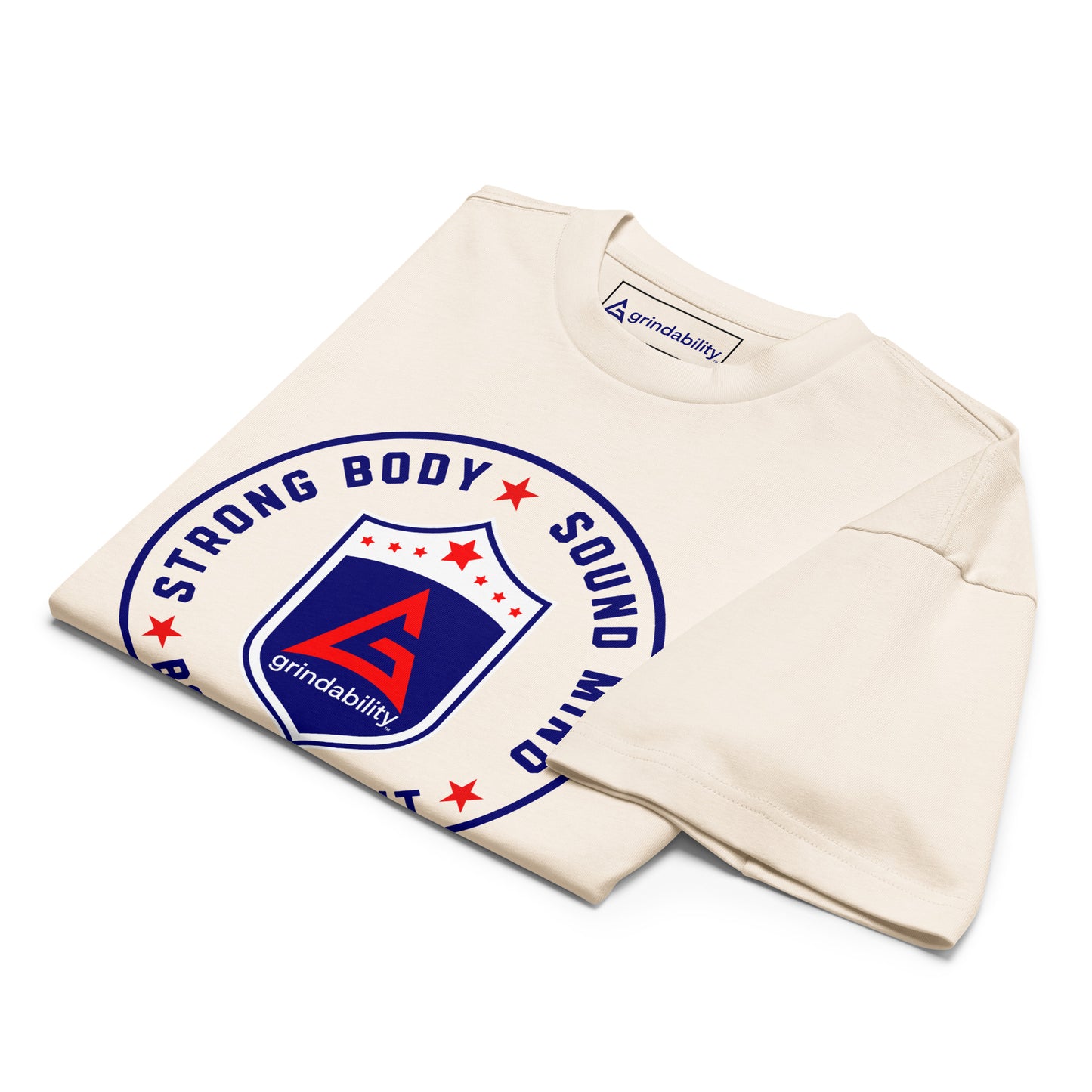 Grind Like a Champion Relaxed Fit Heavyweight Tee