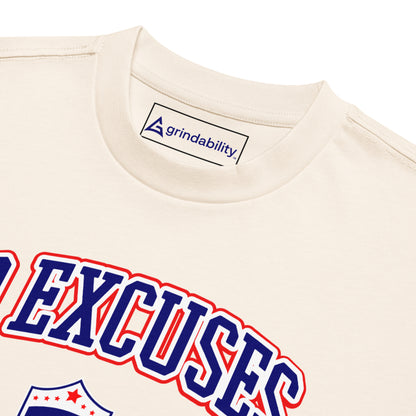 No Excuses Relaxed Fit Heavyweight Tee