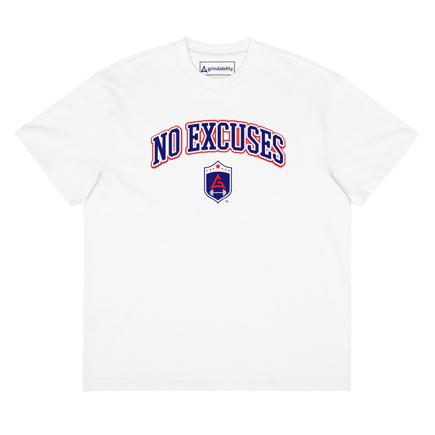 No Excuses Relaxed Fit Heavyweight Tee