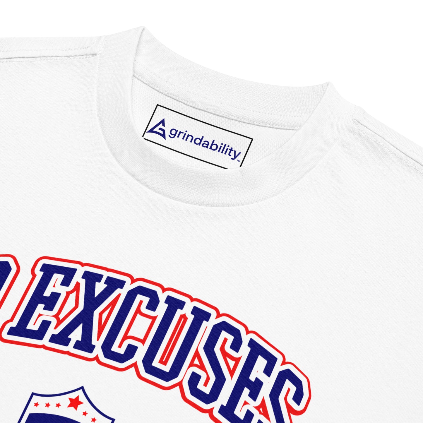 No Excuses Relaxed Fit Heavyweight Tee