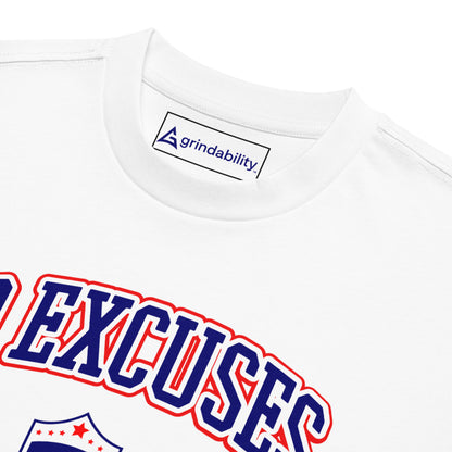 No Excuses Relaxed Fit Heavyweight Tee