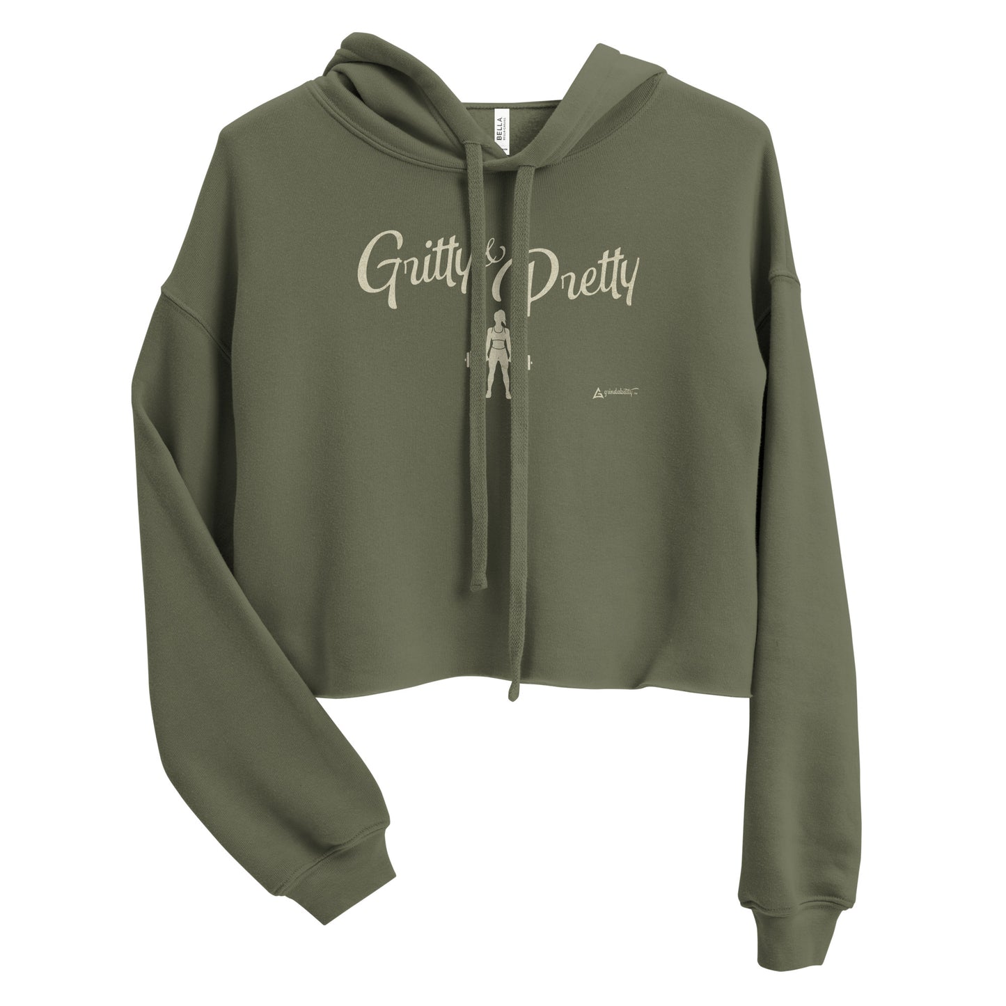 Gritty & Pretty Women's Crop Hoodie